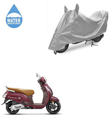SRENTERPRISES Two Wheeler Cover for Suzuki(Access SE, Silver)