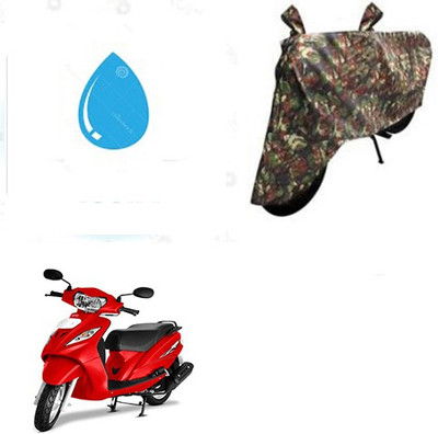 HYBRIDS COLLECTION Waterproof Two Wheeler Cover for TVS(Wego, Multicolor)