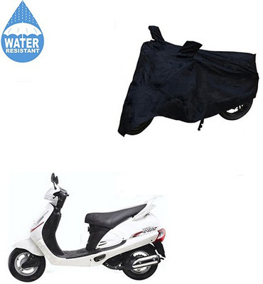 Mdstar Waterproof Two Wheeler Cover for Mahindra(Rodeo, Black)