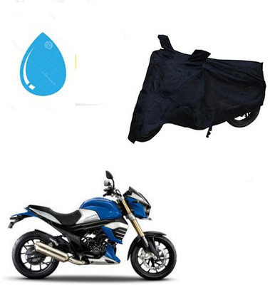 KPIND Waterproof Two Wheeler Cover for Mahindra(MOJO XT 300, Black)