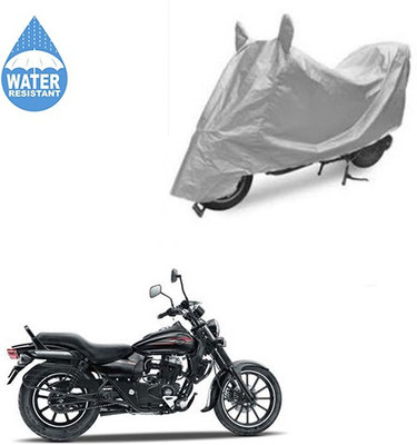 SRENTERPRISES Two Wheeler Cover for Bajaj(Avenger 150 Street, Silver)