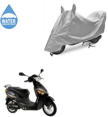 SRENTERPRISES Two Wheeler Cover for Hero(Electric Zippy, Silver)