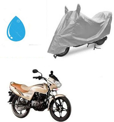 SRENTERPRISES Two Wheeler Cover for LML(Freedom, Silver)