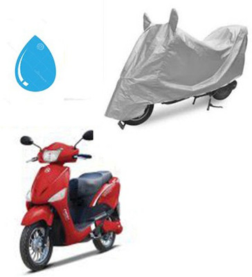 THE REAL ARV Waterproof Two Wheeler Cover for Hero(E Scoot, Silver)