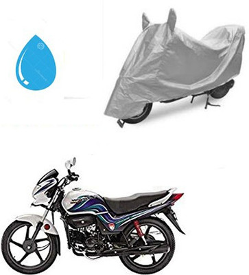 SRENTERPRISES Two Wheeler Cover for Hero(Passion Pro TR, Silver)
