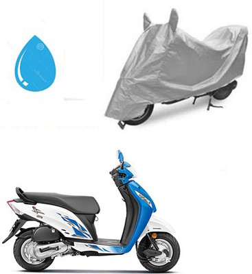 SRENTERPRISES Two Wheeler Cover for Honda(Activa i, Silver)