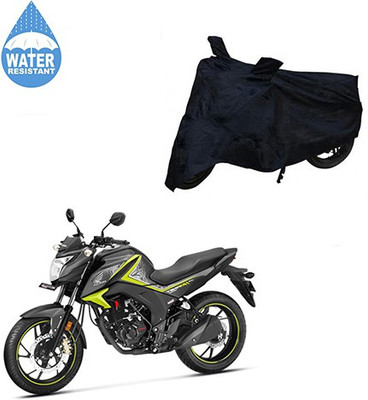Mdstar Waterproof Two Wheeler Cover for Honda(CB Hornet 160, Black)