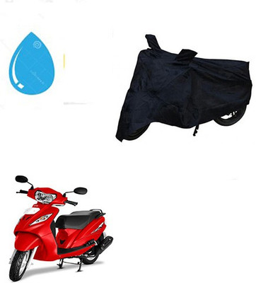 THE REAL ARV Waterproof Two Wheeler Cover for TVS(Wego, Black)