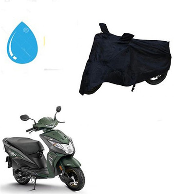 HYBRIDS COLLECTION Waterproof Two Wheeler Cover for Honda(Dio, Black)