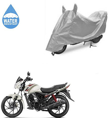 SRENTERPRISES Two Wheeler Cover for Suzuki(Sling Shot Plus, Silver)