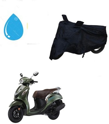 HYBRIDS COLLECTION Waterproof Two Wheeler Cover for Yamaha(Fascino, Black)