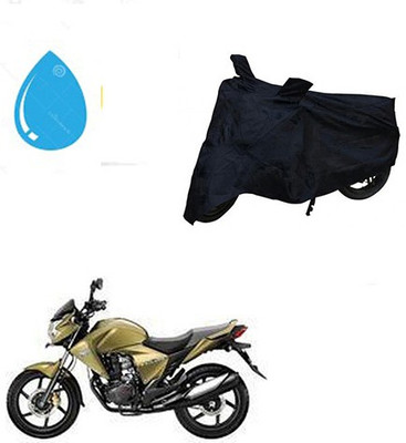 saanvi Waterproof Two Wheeler Cover for Honda(Dazzler, Black)