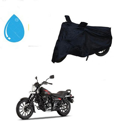 saanvi Waterproof Two Wheeler Cover for Bajaj(Avenger 220 Street, Black)