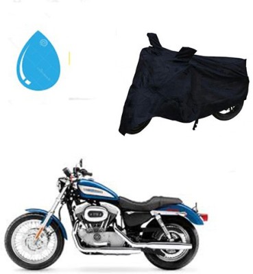 HYBRIDS COLLECTION Waterproof Two Wheeler Cover for Harley Davidson(XL 883, Black)