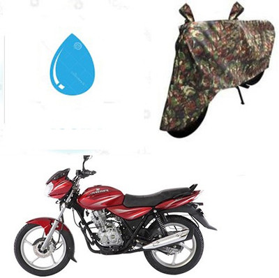 saanvi Waterproof Two Wheeler Cover for Bajaj(Discover 125 DTS-i, Multicolor)