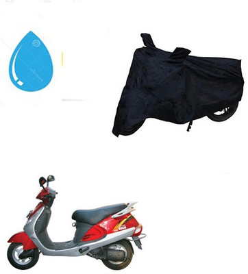 Amozkart Waterproof Two Wheeler Cover for Kinetic(Nova, Black)