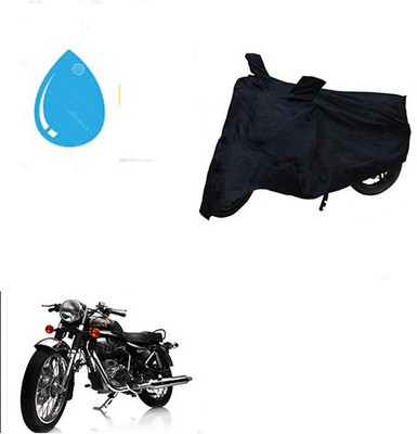 Atulit enterprises Waterproof Two Wheeler Cover for Royal Enfield(Electra Delux, Black)