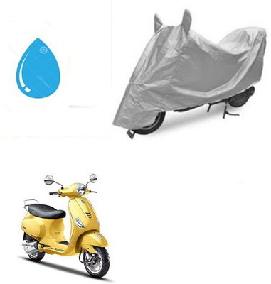 THE REAL ARV Waterproof Two Wheeler Cover for Piaggio(Vespa SXL, Silver)