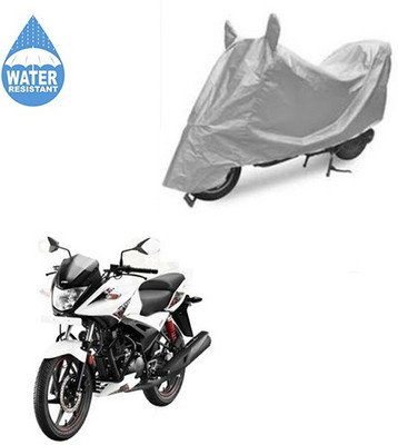 SRENTERPRISES Two Wheeler Cover for Hero(Ignitor, Silver)
