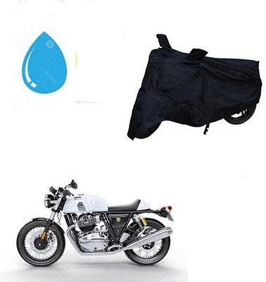 HYBRIDS COLLECTION Waterproof Two Wheeler Cover for Royal Enfield(Continental GT, Black)