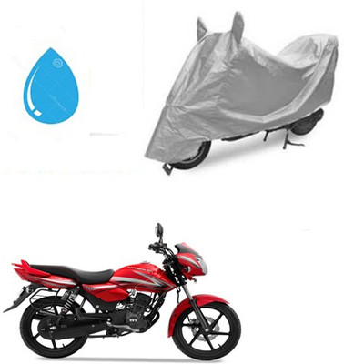 HYBRIDS COLLECTION Waterproof Two Wheeler Cover for TVS(Phoenix, Silver)