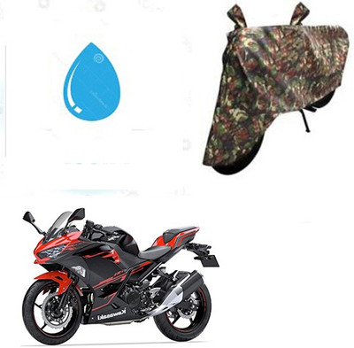 HYBRIDS COLLECTION Waterproof Two Wheeler Cover for Kawasaki(Ninja 250, Multicolor)