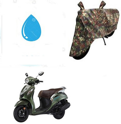 HYBRIDS COLLECTION Waterproof Two Wheeler Cover for Yamaha(Fascino, Multicolor)