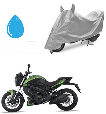 Atulit enterprises Waterproof Two Wheeler Cover for Bajaj(Dominar, Silver)
