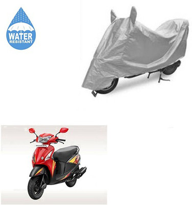 SRENTERPRISES Two Wheeler Cover for Hero(Pleasure, Silver)