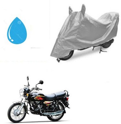 SRENTERPRISES Two Wheeler Cover for TVS(Max 4R, Silver)