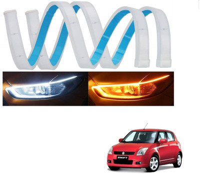 AuTO ADDiCT Ext-LED-DRL-96 Headlight Car LED for Maruti Suzuki (12 V, 18 W)(Swift, Pack of 2)