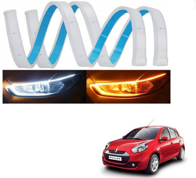 AuTO ADDiCT Ext-LED-DRL-50 Headlight Car LED for Renault (12 V, 18 W)(Pulse, Pack of 2)