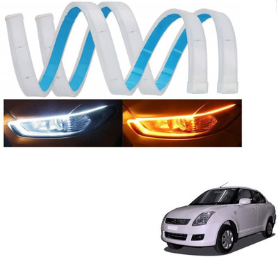 AuTO ADDiCT Ext-LED-DRL-98 Headlight Car LED for Maruti Suzuki (12 V, 18 W)(Swift Dzire, Pack of 2)