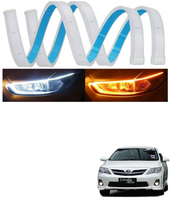 AuTO ADDiCT Ext-LED-DRL-26 Headlight Car LED for Toyota (12 V, 18 W)(Corolla Altis, Pack of 2)
