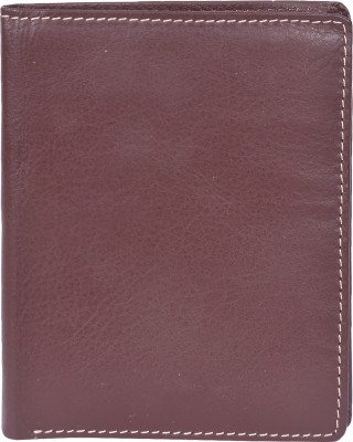 Leatherman Fashion Women Casual Brown Genuine Leather Wallet(6 Card Slots)