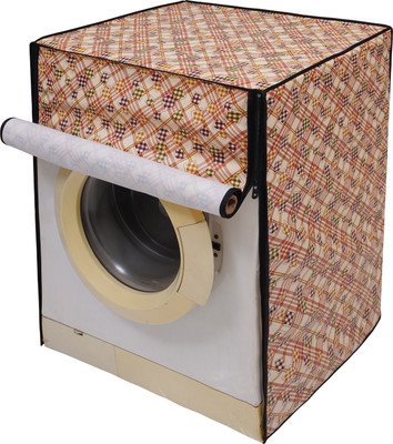 Glassiano Front Loading Washing Machine  Cover(Width: 60.96 cm, Orange::Green)