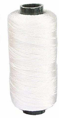 Aapkidukan Nylon Thread White, For Beads and Jewellery Making Thread(15 m Pack of3)