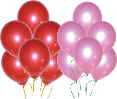 Ishant Creation Solid balloon54 Balloon(Red, Pink, Pack of 100)