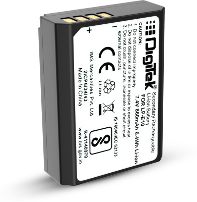 DIGITEK LP-E10 Lithium-ion Rechargeable  pack for Canon DSLR Camera  Battery