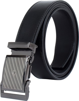 ZACHARIAS Men Casual, Evening, Formal, Party Black Artificial Leather Belt