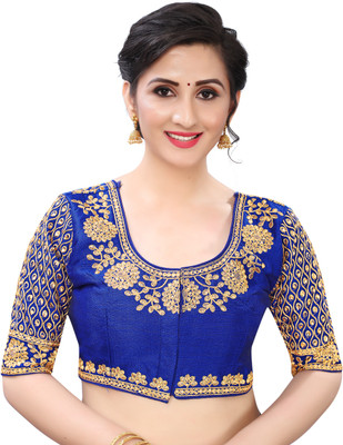 MAHADEVFAB Round Neck Women Blouse