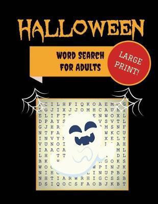 Large Print Halloween Word Search For Adults(English, Paperback, Puzzle Books Makmak)