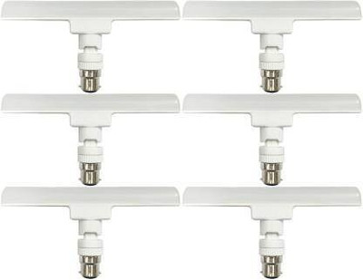 H HADDU 10 W Basic T-Bulb B22 LED Bulb(White, Pack of 6)