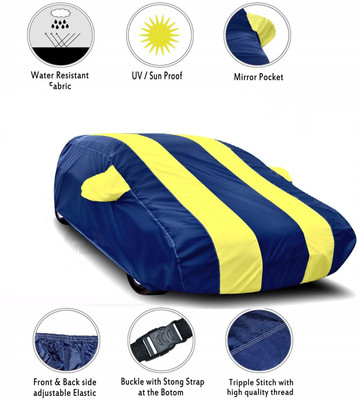 Auto Oprema Car Cover For Mahindra Marshal (With Mirror Pockets)(Blue, Yellow)
