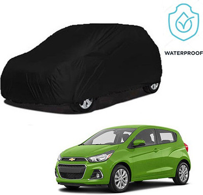 Motoren Car Cover For Chevrolet Spark (With Mirror Pockets)(Black, For 2018 Models)