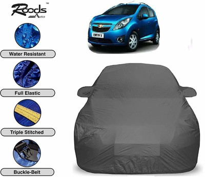 ROODS AUTO Car Cover For Chevrolet Beat(Grey)