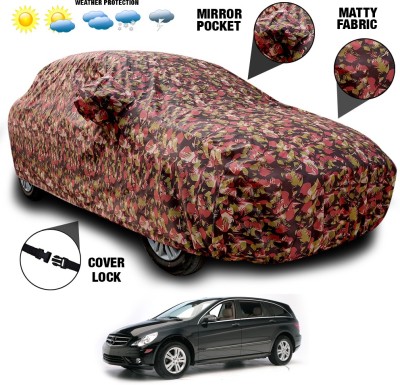 SEBONGO Car Cover For Mercedes Benz R-Class (With Mirror Pockets)(Multicolor)