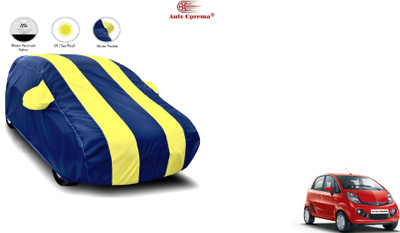 Auto Olprema Car Cover For Tata Nano Genx (With Mirror Pockets)(Blue, Yellow)