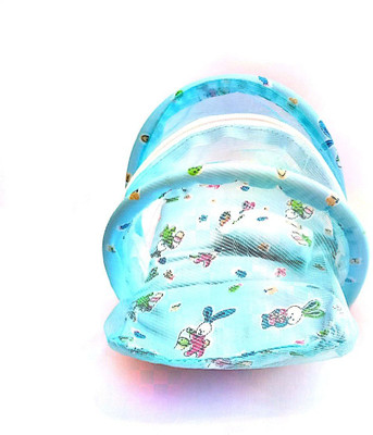 Gopal ji Collection Laddu Gopal Bed Cotton Net Bed Super Soft Quality 0 To 6 No size Laddu Gopa Cotton Pooja Chowki(Blue, Pack of 1) deal from flipkart