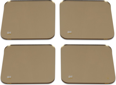 Unique Graphics Square Acrylic Coaster Set(Pack of 4)